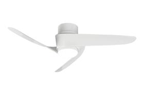 M9066  Groenland S 100cm 24W LED Dimmable Ceiling Light With Built-In 30W DC Fan, 2700-5000K Remote Control, 2640lm, White